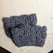 Easy Shell Stitch Boot Cuffs pattern 