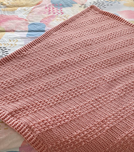Mckay Pattern Ravelry: Diagonal Stripes Baby Blanket pattern by Hannah Brown McKay
