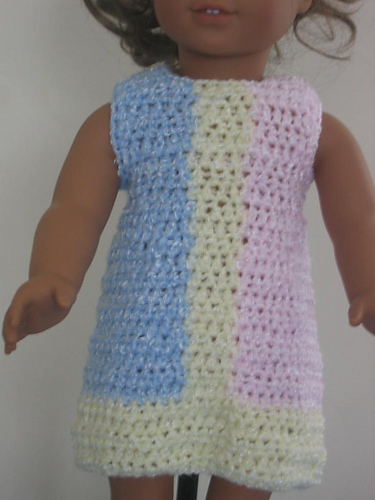 Ravelry: Americsn Girl Color Split Bottom Dress pattern by Donna ...