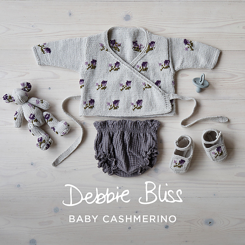 Lilac Rose Baby Layette Set photo 1