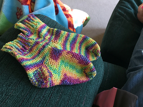 Child's Basic Crochet Socks photo 2