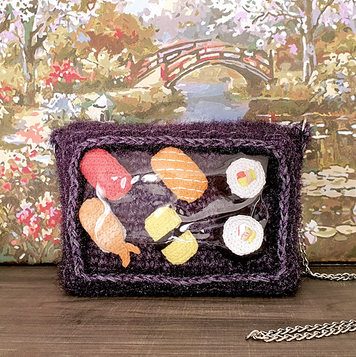 Print Pattern Sushi Crossbody Bags