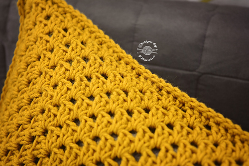 Granny Square Pillow Cover photo 2