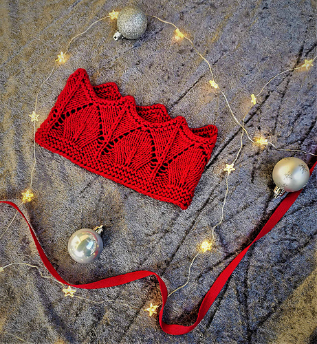 Julekronepannebånd - Design by Diana