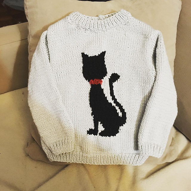 Ravelry 7 Le Pull Chat Pattern By Phildar Design Team
