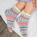 Lana Grossa Cool Wool 4 Socks Print, #7763 Regenbogen, Lana Grossa Cool Wool 4 Socks, #7710 Weiß