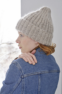 Lana Grossa Meilenweit 6-fach Mouliné #8508 Beige/Weiß, Lana Grossa Silkhair  #18 Hellbeige