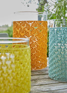 Lana Grossa Capri, Fb 14 Mint, 17 Geld und 23 Zitrusgelb