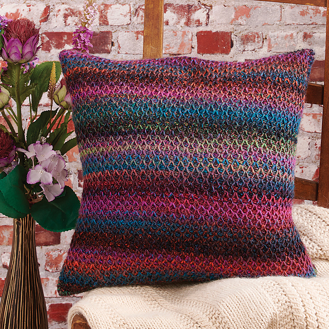 Ravelry Smocked Stitch Cushion Cover pattern by Dijana Warrender