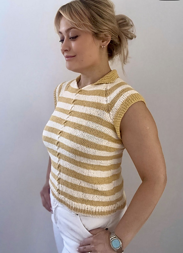 Striped Knitted VEST