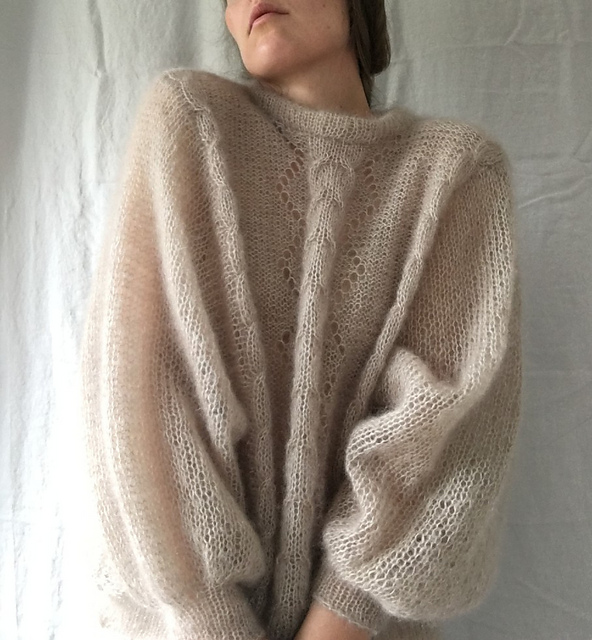 silk mohair cardigan