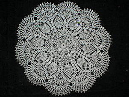 Pink Pineapple Doily - byDixieRedheadFlickr