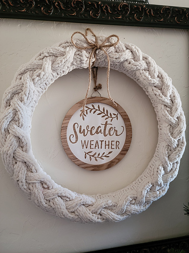Cozy Winter Sweater Wreath