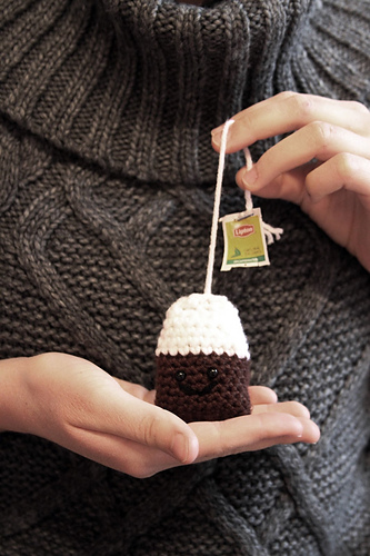 Amigurumi tea bag photo 2