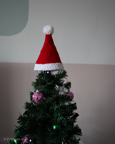 Santa Hat Tree Topper photo 6