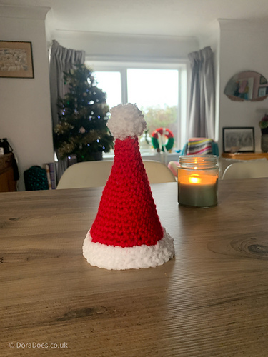 Santa Hat Tree Topper photo 1
