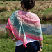 Scenic Route Crescent Shawl pattern 