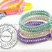 Bracelet with Swarovski Crystals pattern 