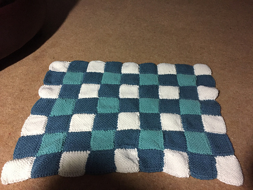 Blanket Square Diagonal Garter Stitch photo 10