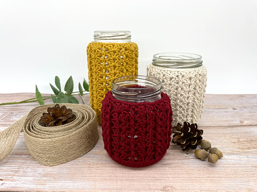 Mason-jar-omslag - Dreamee Crochet