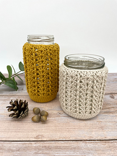Mason-jar-omslag - Dreamee Crochet
