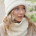 261-20  Ivory Drift Hat pattern 