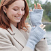 261-42  Ice Bloom Wrist Warmers pattern 