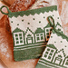 0-1672 Frosty Town Potholders pattern