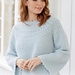 266-24  Blue Petal Sweater pattern 
