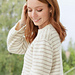 268-28 Caramel Stripes Sweater pattern