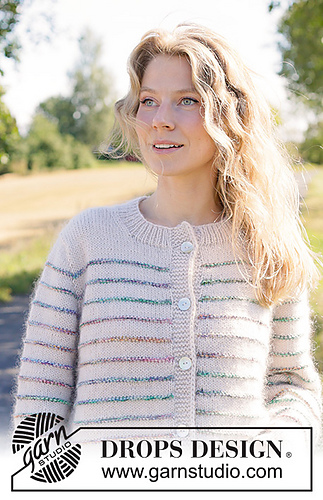 Ravelry: 266-6 Fairy Lights Cardigan pattern by DROPS design