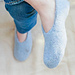 260-52 Blue Calm Slippers pattern 