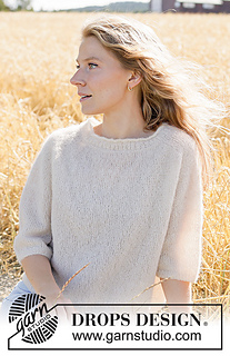 Field Sweater Pattern Ravelry: 266-32 Quiet Field Sweater pattern by DROPS design