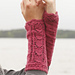 151-17 Raspberry Sorbet Wrist Warmers pattern 