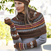 143-28a Autumn Aurora - Poncho and hat pattern