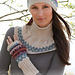 142-2 Bergen Hat, neck warmer and wrist warmers pattern