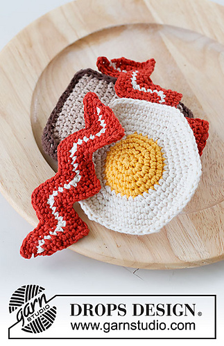 Ravelry patroon: s24-43 Ham & Eggs