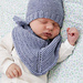 b33-29 a Baby Talk Set - Hat pattern 
