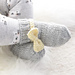B31-12 Little Miss Ribbons Socks pattern 