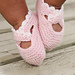 b20-13 Slippers in garter st with crochet border pattern 