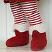 b19-15 Little Miss Claus Booties pattern 