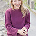 272-9 Purple Dahlia Sweater pattern