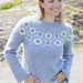 273-1 Blue Bloom Sweater pattern