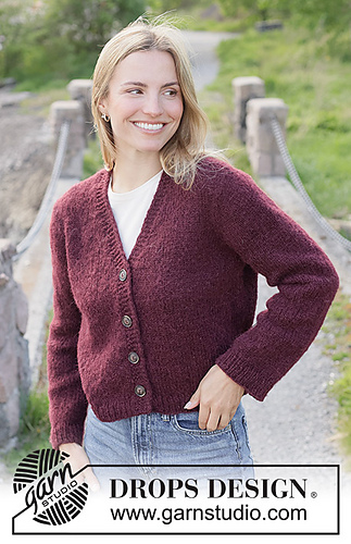 272-37 Cranberry Season Cardigan