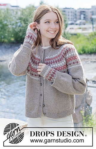 Ravelry: 272-4 Berry Charm Cardigan pattern by DROPS design
