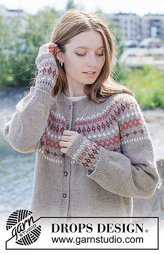 Ravelry: 272-4 Berry Charm Cardigan pattern by DROPS design