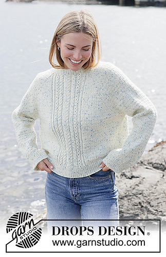 Swedish Style Patterns Ravelry: 273-16 Riverside Braids Sweater pattern by DROPS design