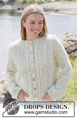 Swedish Style Patterns Ravelry: 273-15 Riverside Braids Cardigan pattern by DROPS design