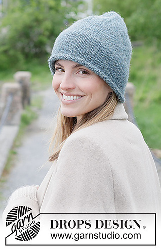 Swedish Style Patterns Ravelry: 270-20 Washed Tide Hat pattern by DROPS design