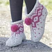 164-10 Winter Poppies Slippers pattern 